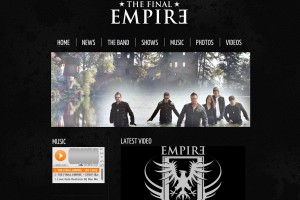 the final empire, dan morrell, jim mullin, band website, music wordpress, band theme